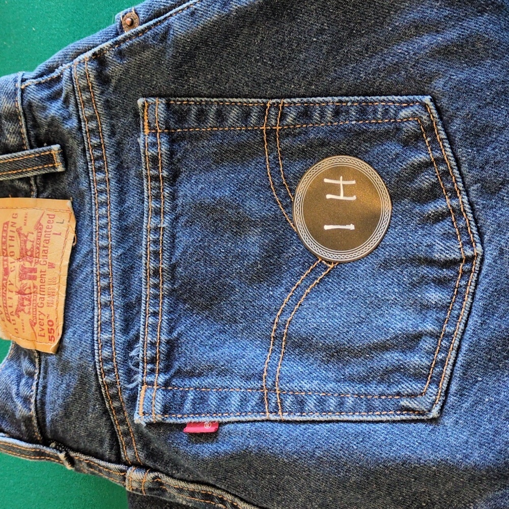 1H Levi's Blue Straight Leg Jeans